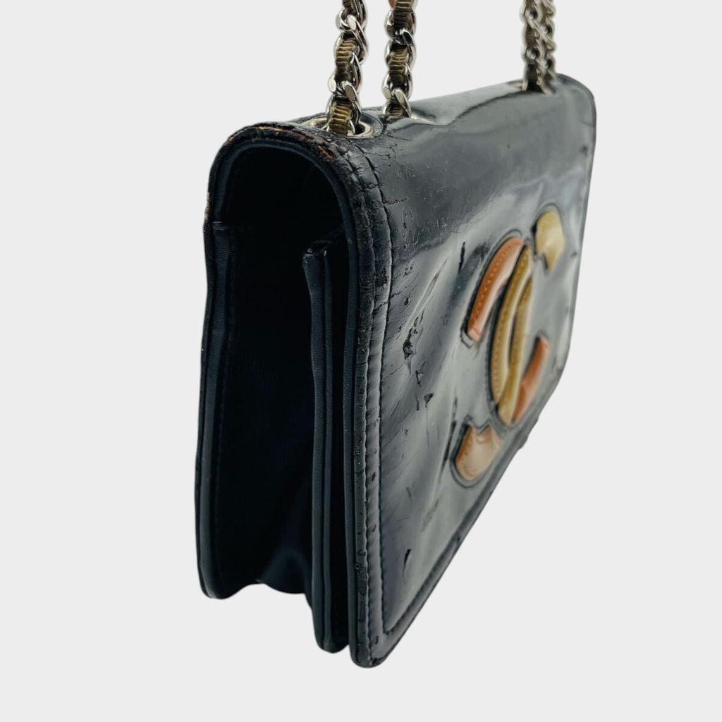 CHANEL Lipstick Coco Mark Enamel Double Chain Tasche Bag, Serie