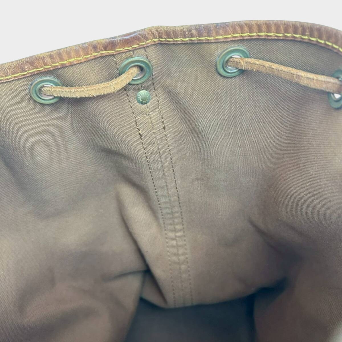 LOUIS VUITTON Noe M42224/AR0970 Shoulder Bag, Monogram Canvas, Louis Vuitton, Brown, Gold Hardware, Drawstring, Women's