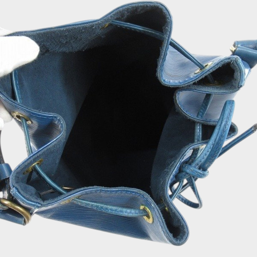 LOUIS VUITTON Epi Petit Noé Shoulder Bag, Blue, M44105 /080