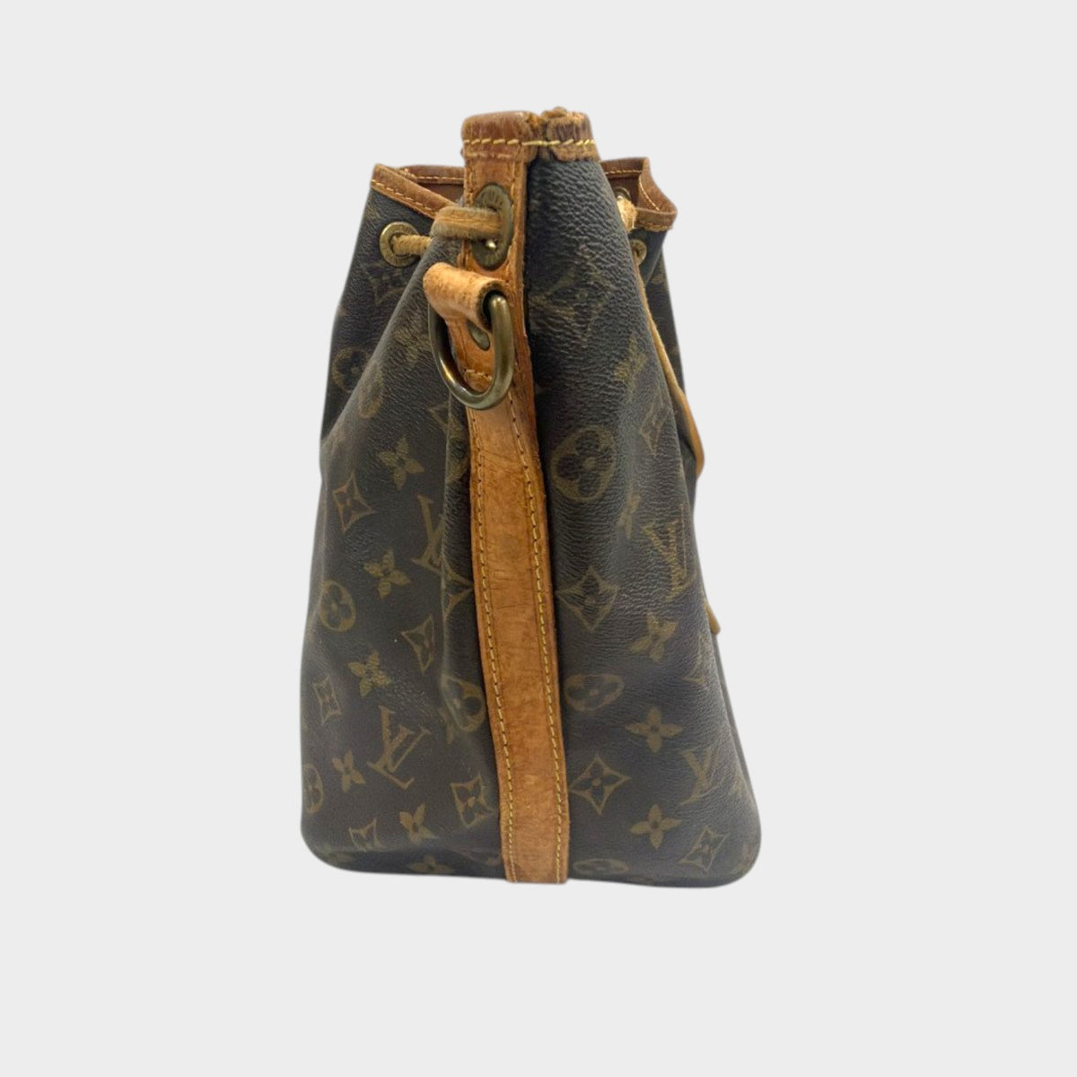 Louis Vuitton Monogram Petit Noé Drawstring Shoulder Bag Tasche
