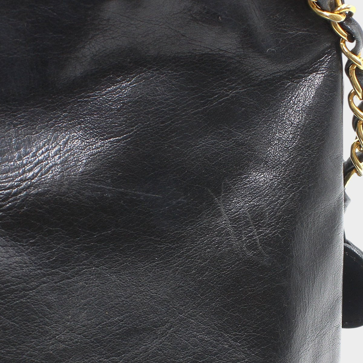 Chanel Matelassé Leather Chain One-Shoulder Bag, Black, Tasche