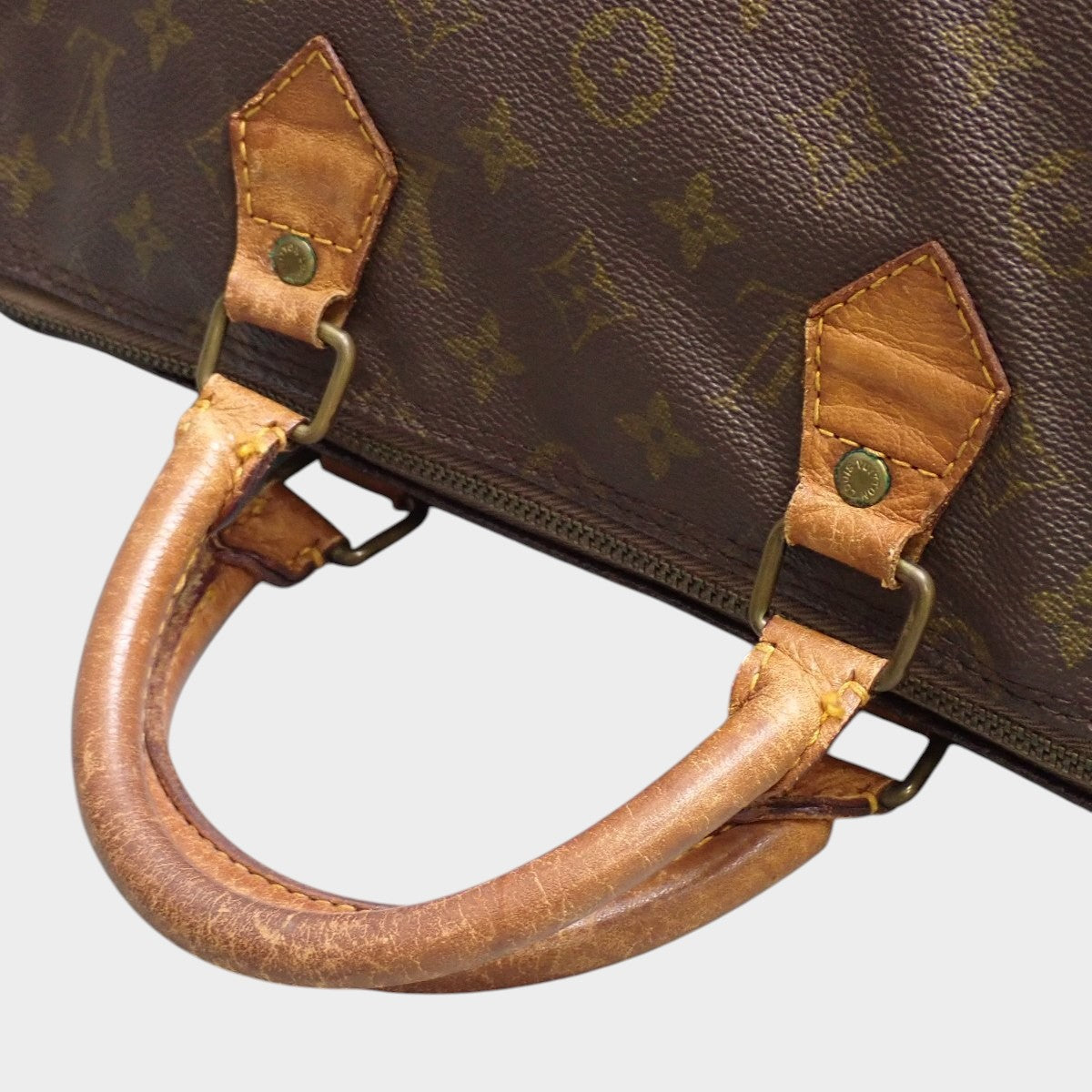 Louis Vuitton Monogram Speedy 35 Boston Bag M41524/Leather/Tasche