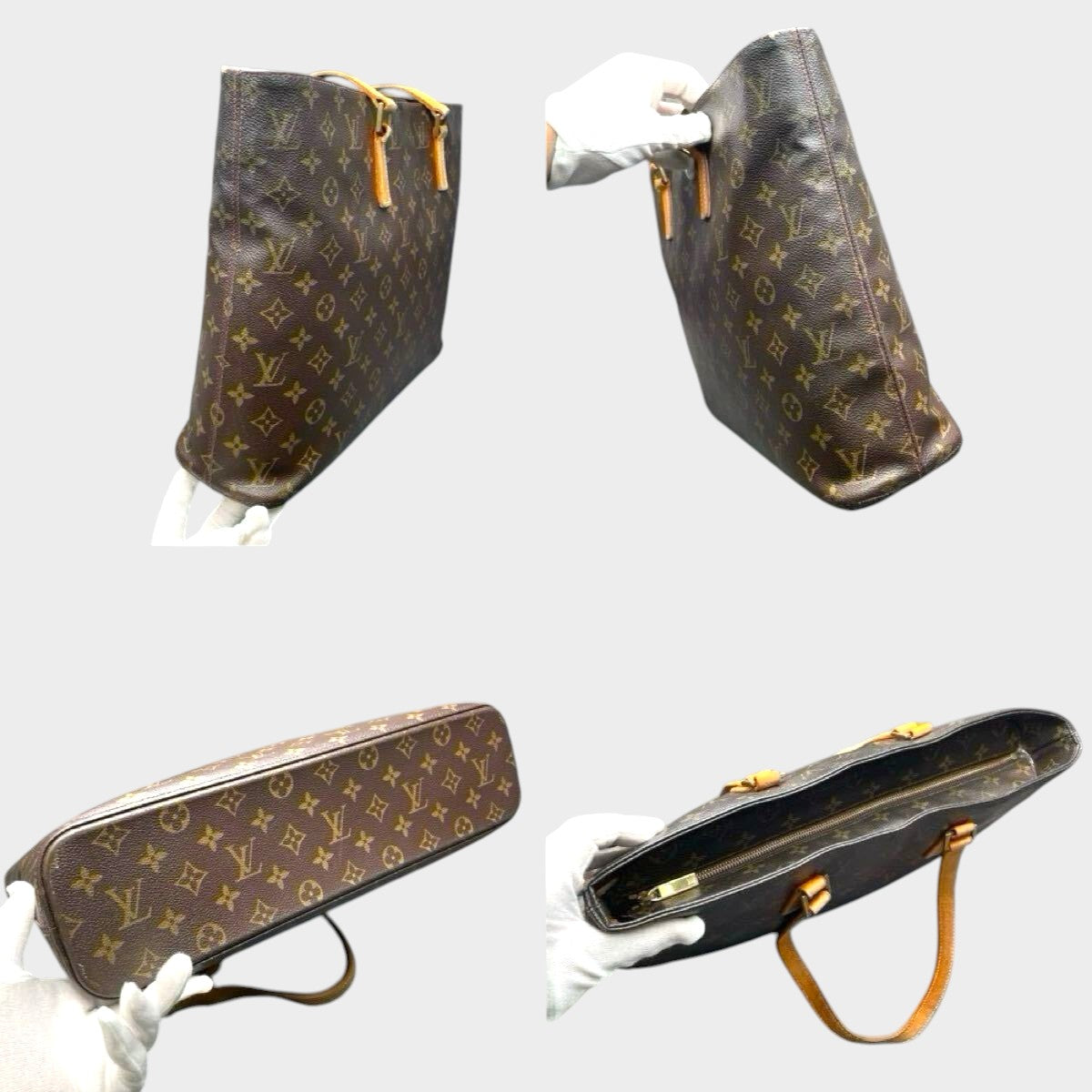 LOUIS VUITTON Monogram Luco Tote Bag M51155 Serial SR0051