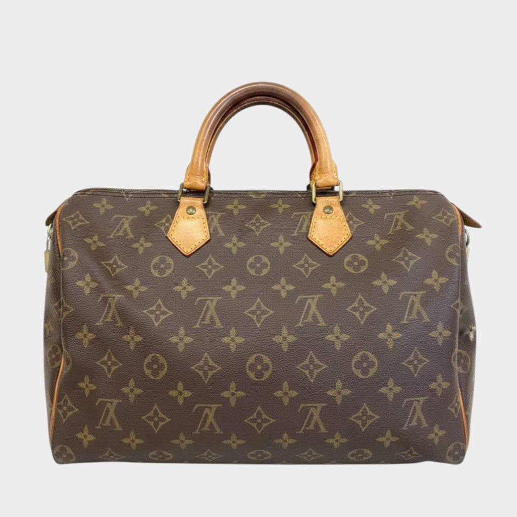 LOUIS VUITTON Speedy 35 M41524 Monogram Boston Bag