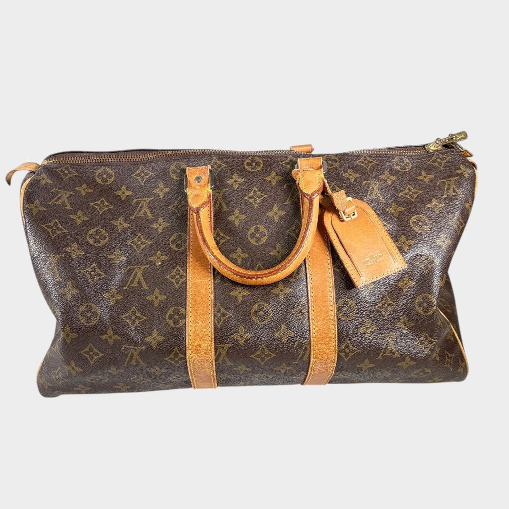 LOUIS VUITTON Keepall 45 VI8902 Monogram Boston Bag Travel Tasche
