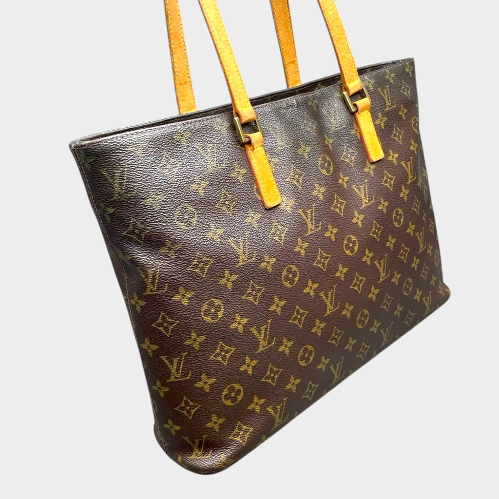 LOUIS VUITTON Monogram Luco Tote Bag M51155 Serial SR0051
