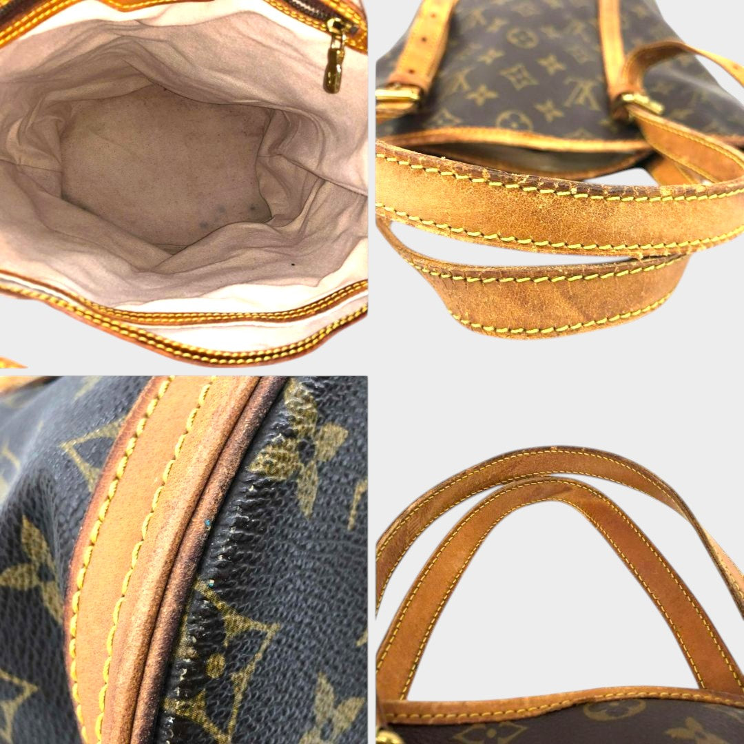 Louis Vuitton Monogram Bucket GM M42236 with pouch. Louis Vuitton Monogram line.