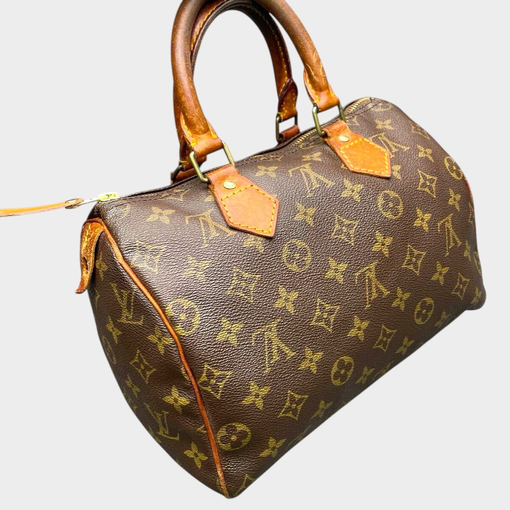 LOUIS VUITTON Monogram Speedy 25 M41528 Handbag Shoulder Bag Tasche