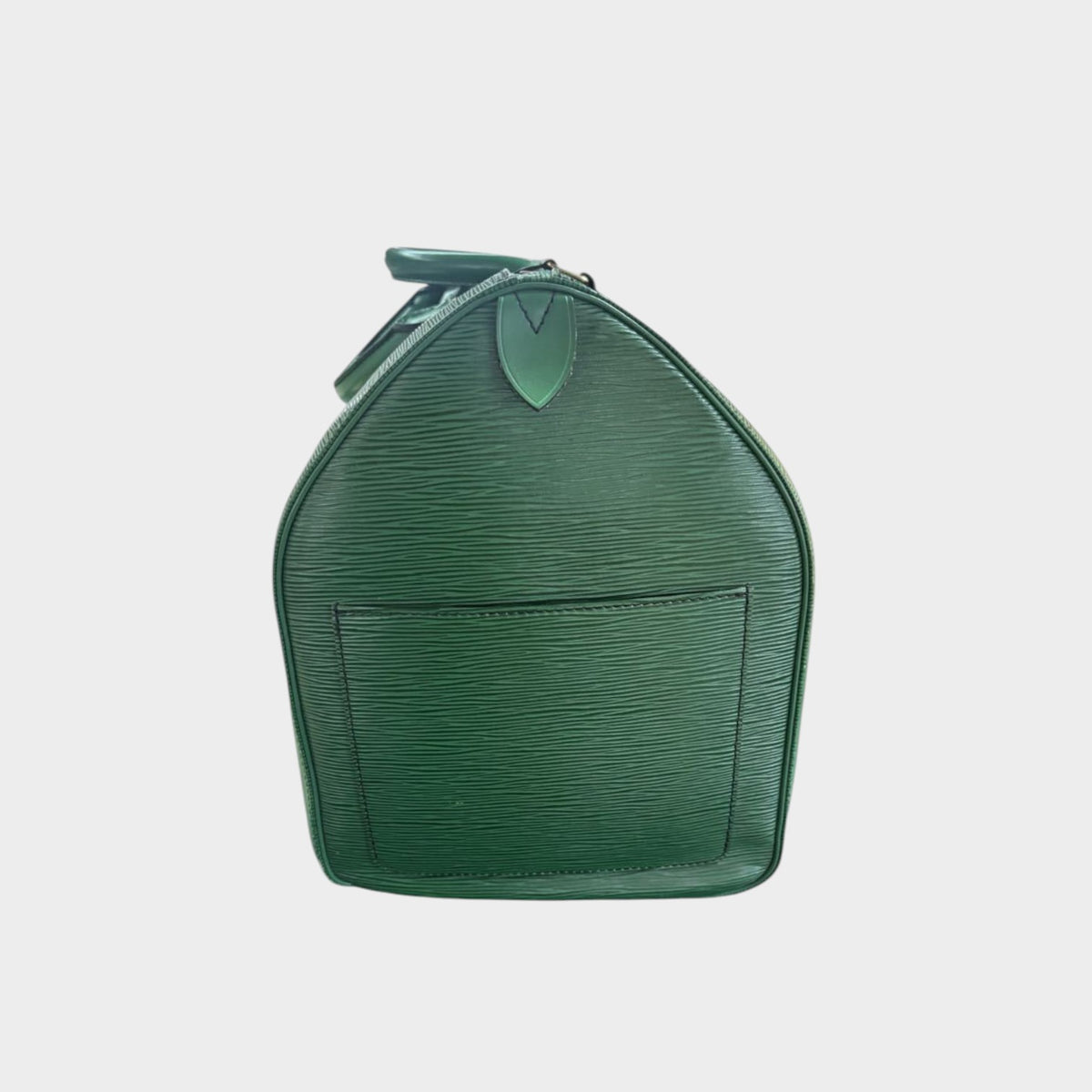 Excellent condition LOUIS VUITTON Epi Keepall 50 Green Boston Tasche