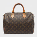 Louis Vuitton Monogram Speedy 30 Mini Boston Bag Handbag M41526 AA0064 Women's with Padlock and Key