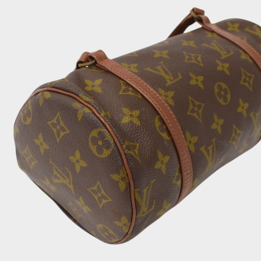 Excellent Condition LOUIS VUITTON Papillon 26 Handbag M51386 Monogram Brown