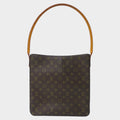 LOUIS VUITTON Monogram Looping GM M51145 Shoulder Bag Tote Bag