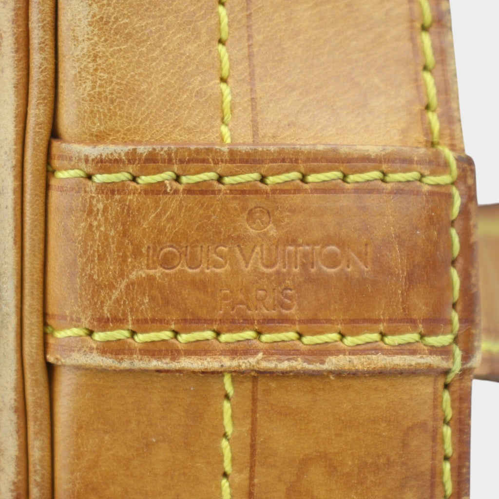 Louis Vuitton Noe One Shoulder Bag Drawstring Bag Monogram Brown Gold Hardware M4222