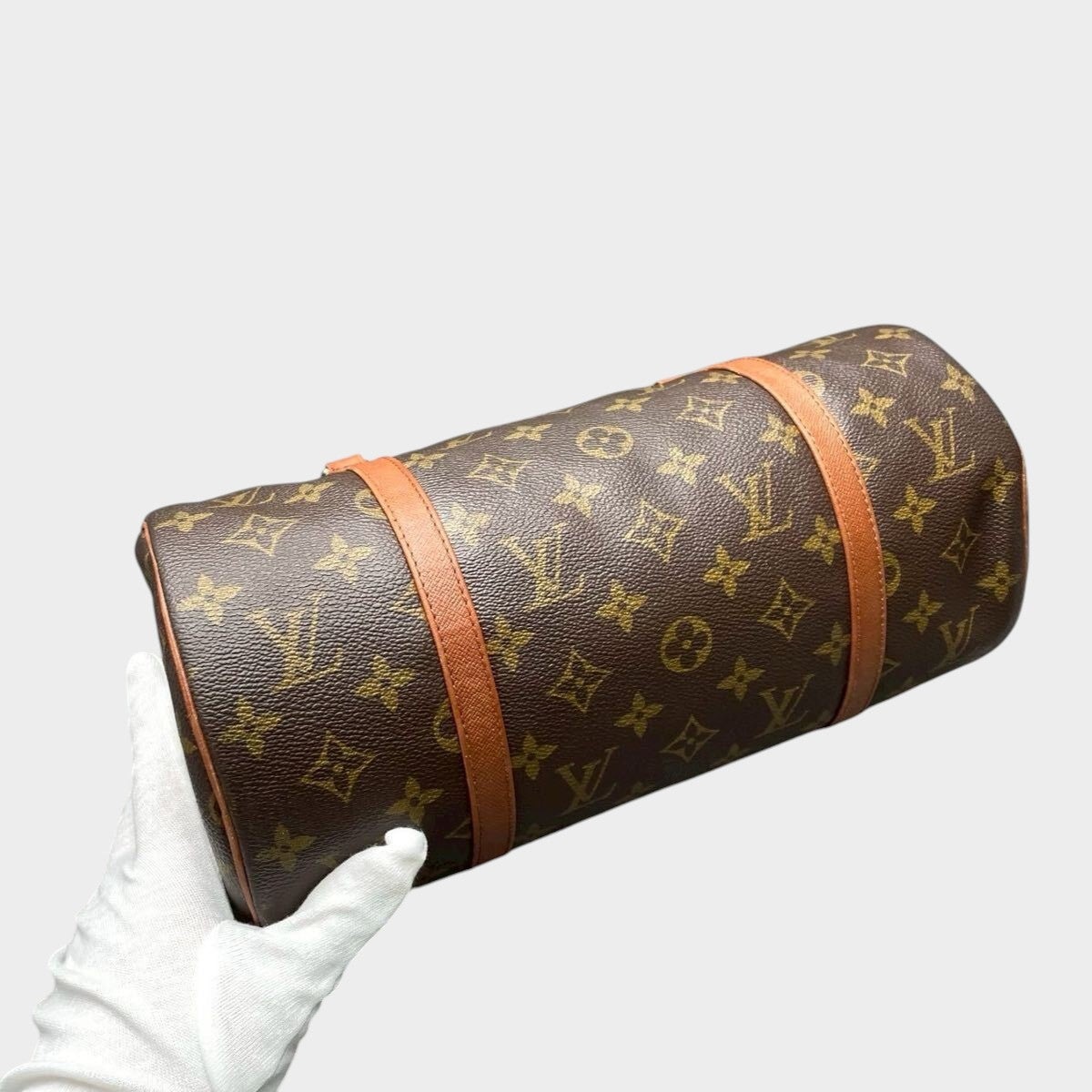 Louis Vuitton Monogram Papillon GM Handbag Mini Bag Mini Boston Serial No. 0933