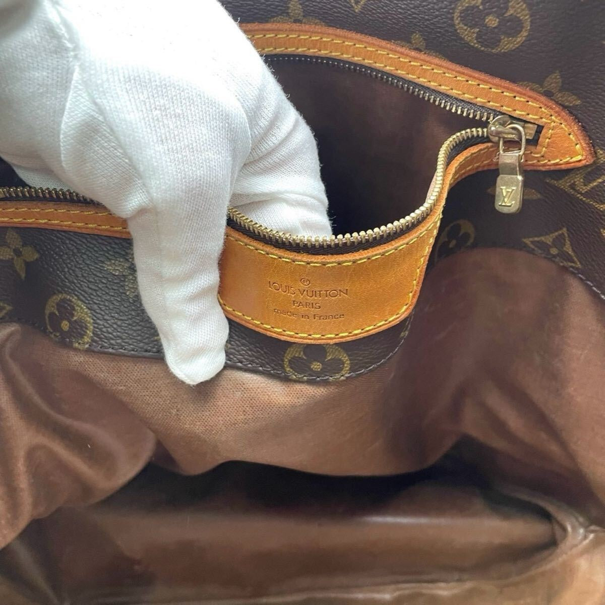 LOUIS VUITTON Monogram Sac Shopping Tote Bag M51108 Tasche