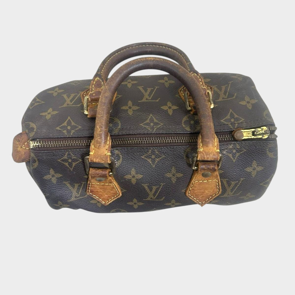 LOUIS VUITTON Speedy 25 M41528 Monogram Handbag Boston Bag Tasche