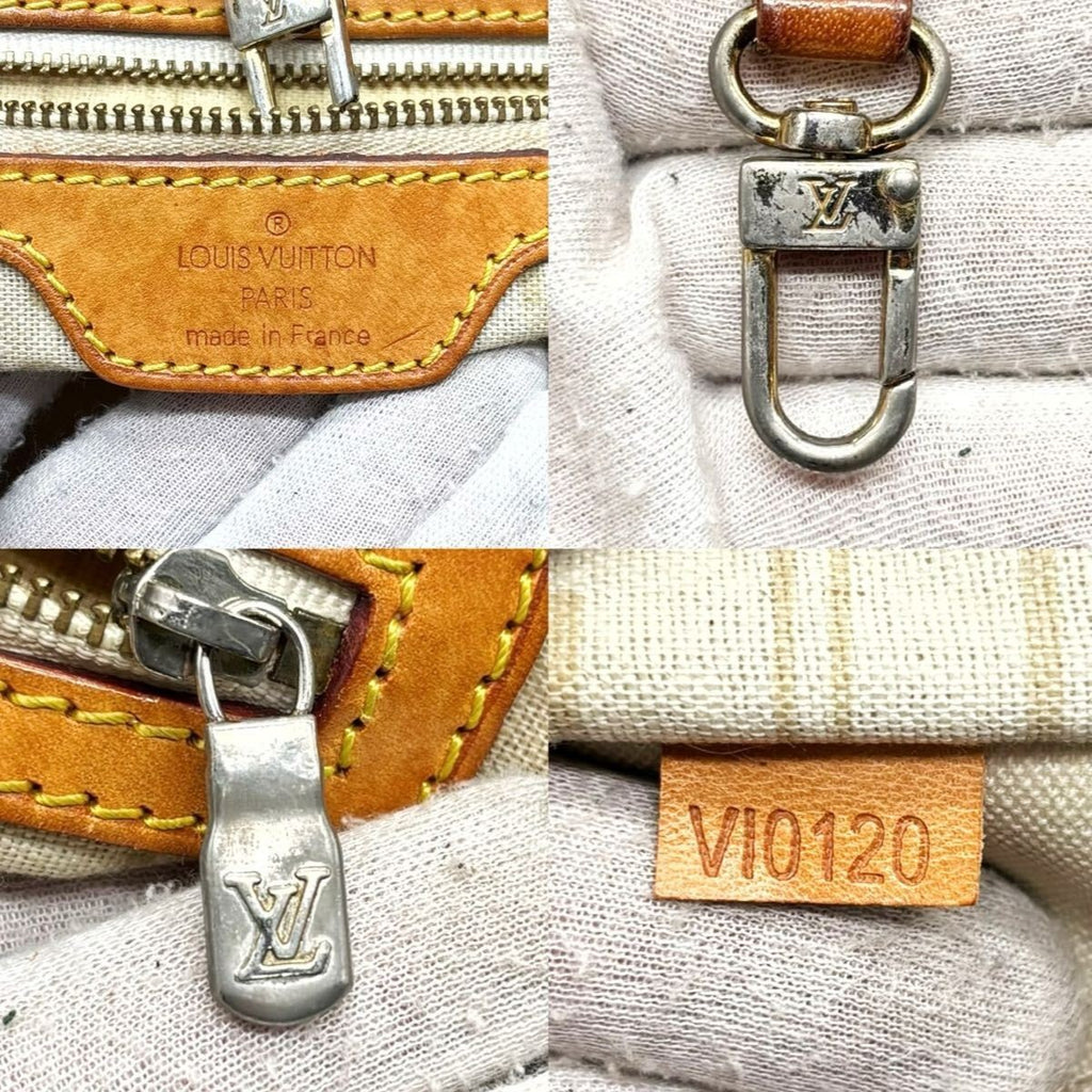 LOUIS VUITTON Damier Azur Neverfull Tote Bag, Tasche