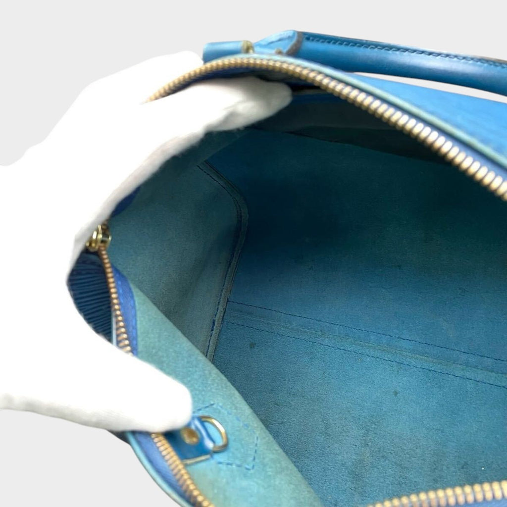 LOUIS VUITTON Epi Speedy 30 Handbag, Serial Number VI190