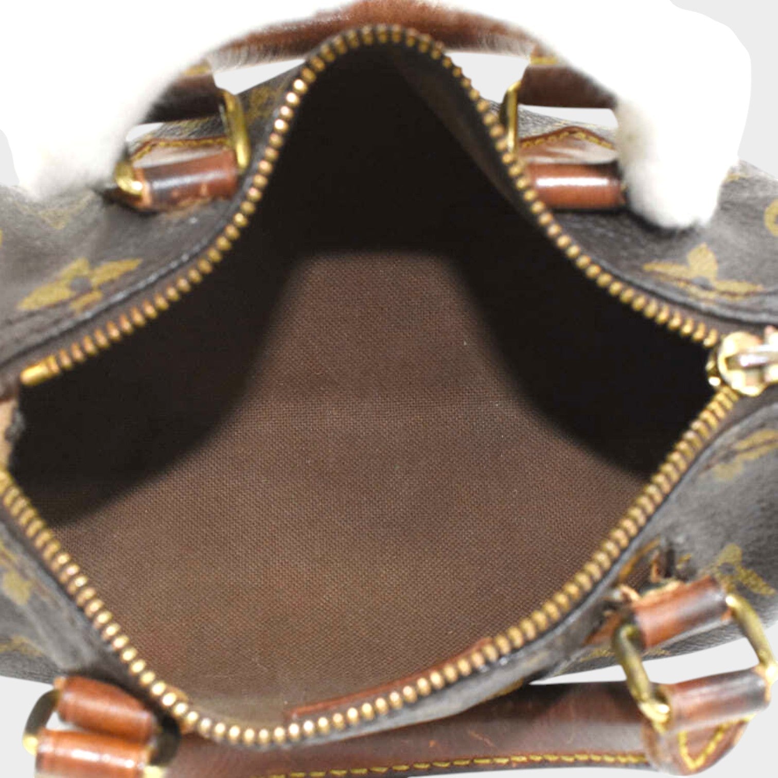LOUIS VUITTON Louis Vuitton Handbag Mini Speedy M41534 Monogram Brown