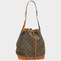 LOUIS VUITTON M42226 Monogram Petit Noé Drawstring Shoulder Bag, Men's/Women's, Brow