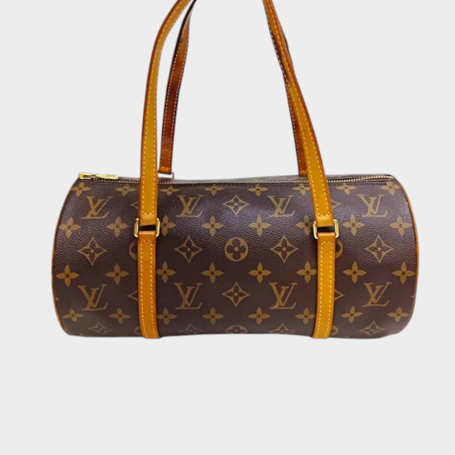 Louis Vuitton M51385 Papillon 30 Monogram Brown Gold Hardware Handbag Vintage