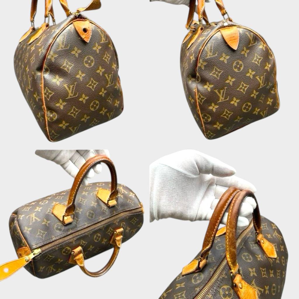 LOUIS VUITTON Monogram Speedy 30 M41526 Tasche Serial TH0011
