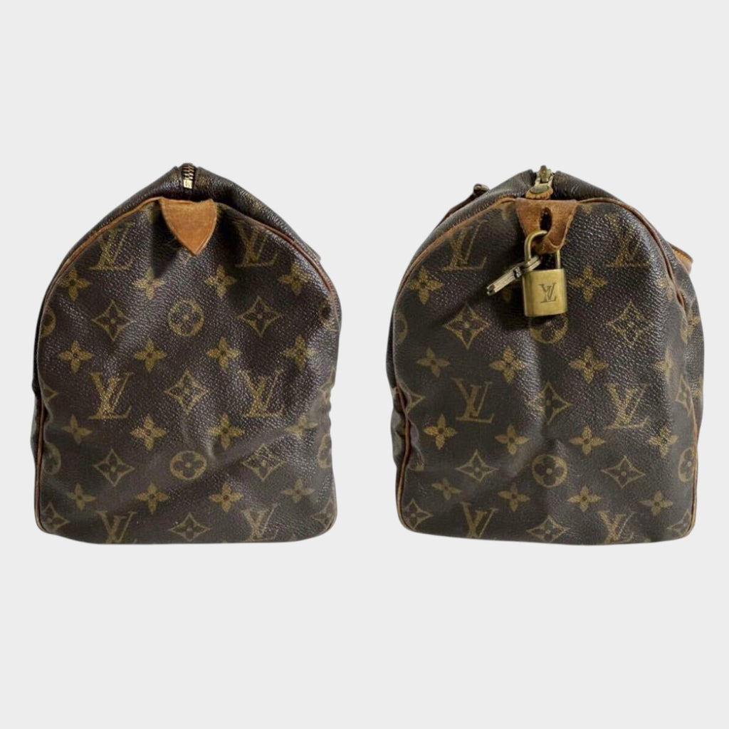 LOUIS VUITTON Speedy 30 Mini Boston Bag Handbag Monogram