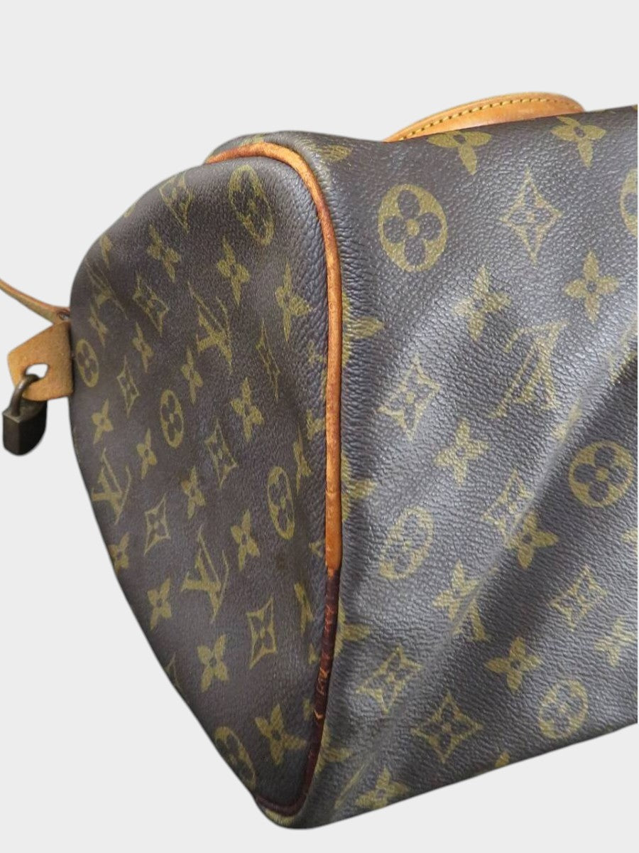 Louis Vuitton Monogram Speedy 35 Handbag Mini Boston Bag