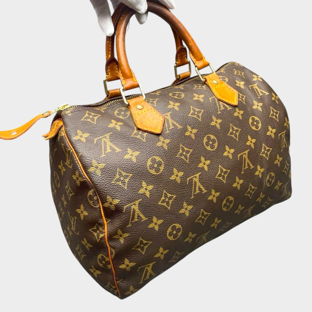 LOUIS VUITTON Monogram Speedy 30 M41526 Handbag Serial SP0968