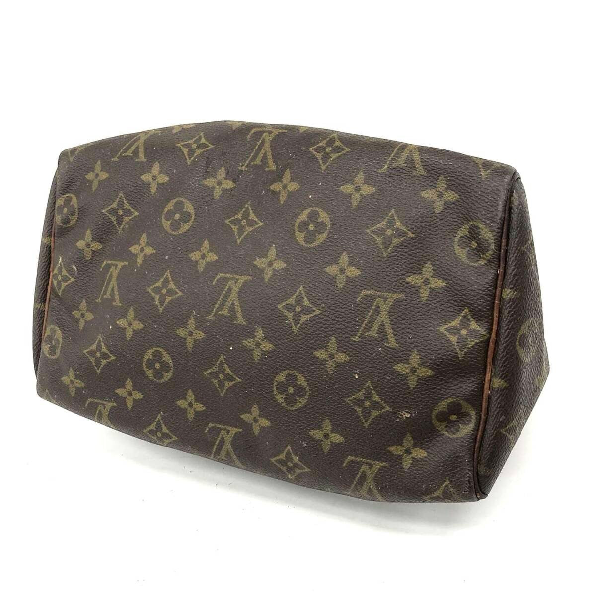 Louis Vuitton Monogram Speedy 25 M41528 MI0912 with padlock