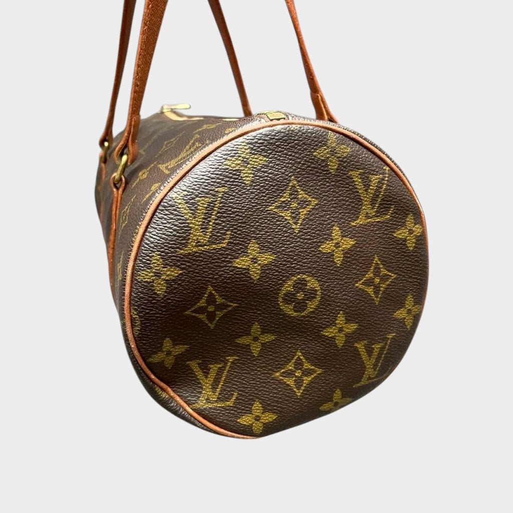 Louis Vuitton Monogram Papillon GM Handbag Mini Bag Mini Boston Serial No. 0933