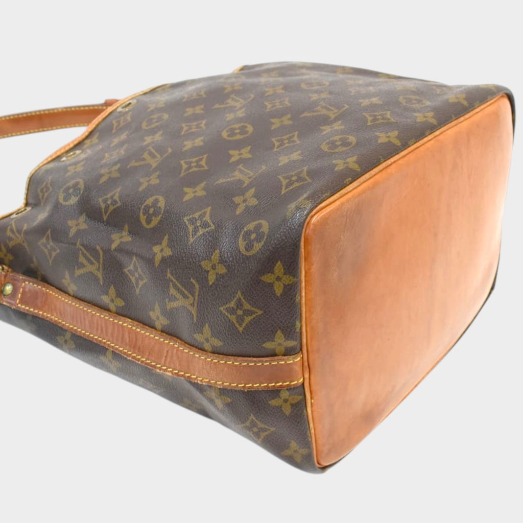 Louis Vuitton Shoulder Bag Petit Noe M42226 Monogram Canvas Leather Brown