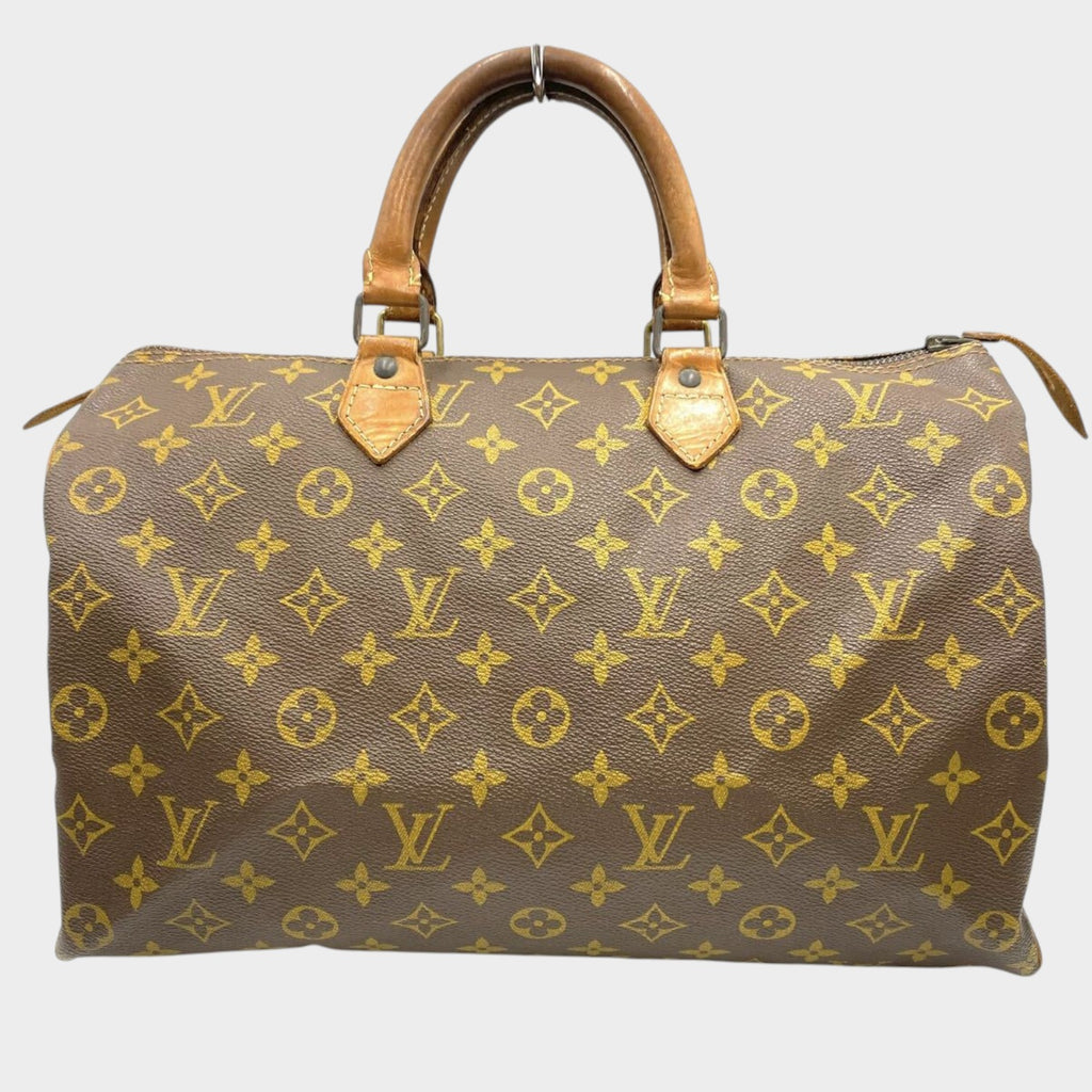 LOUIS VUITTON Speedy 35 Monogram Old Model Handbag Boston Tasche