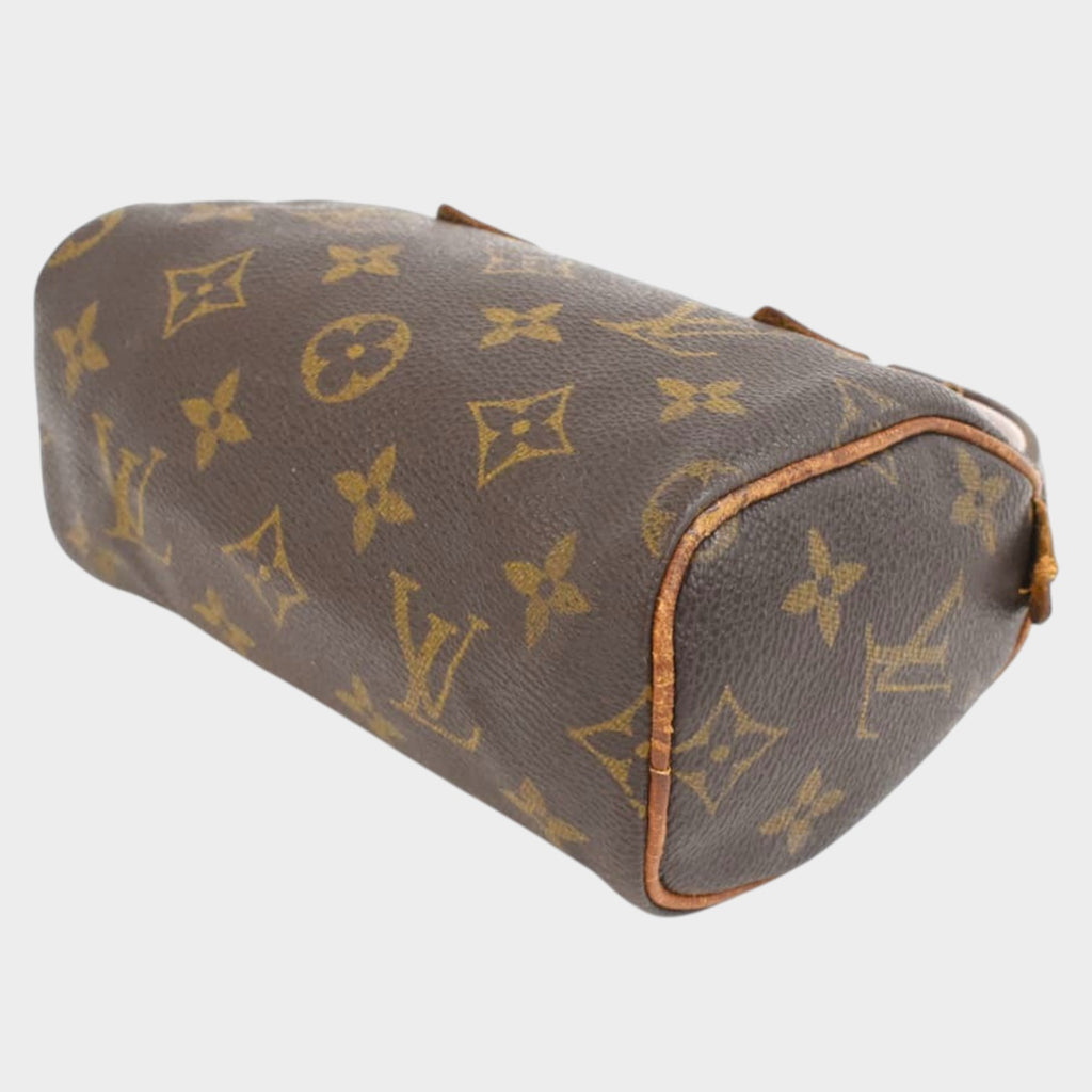 LOUIS VUITTON Louis Vuitton Handbag Mini Speedy M41534 Monogram Brown