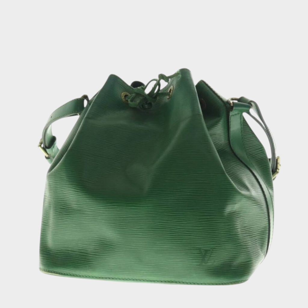 LOUIS VUITTON One-Shoulder Bag Petit Noé Epi Leather Shoulder Bag Drawstring Bag Women's Green Used