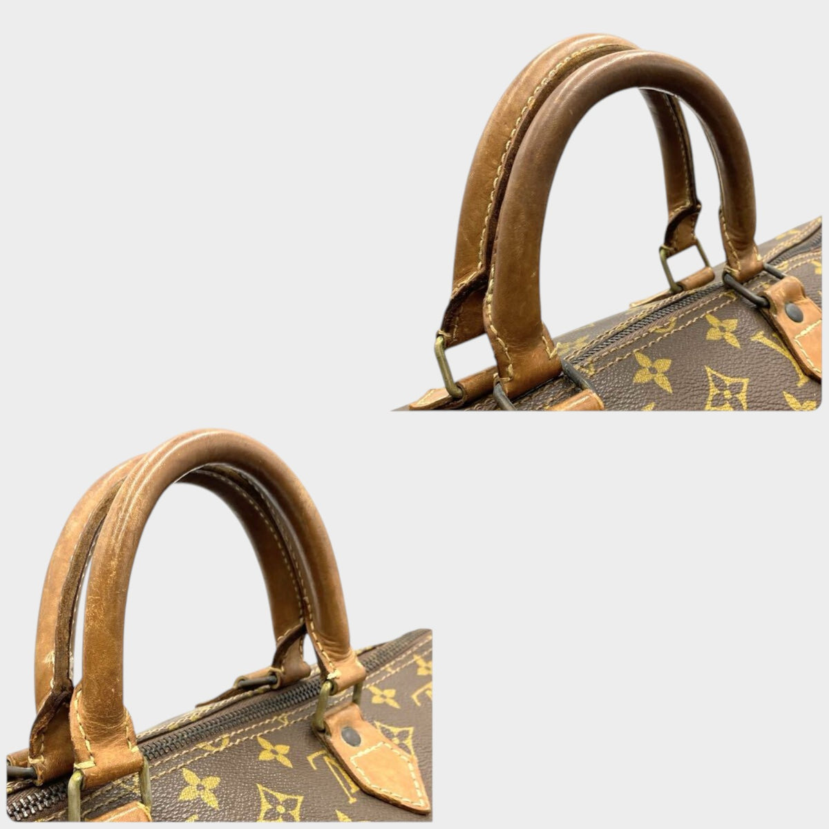 LOUIS VUITTON Speedy 35 Monogram Old Model Handbag Boston Tasche