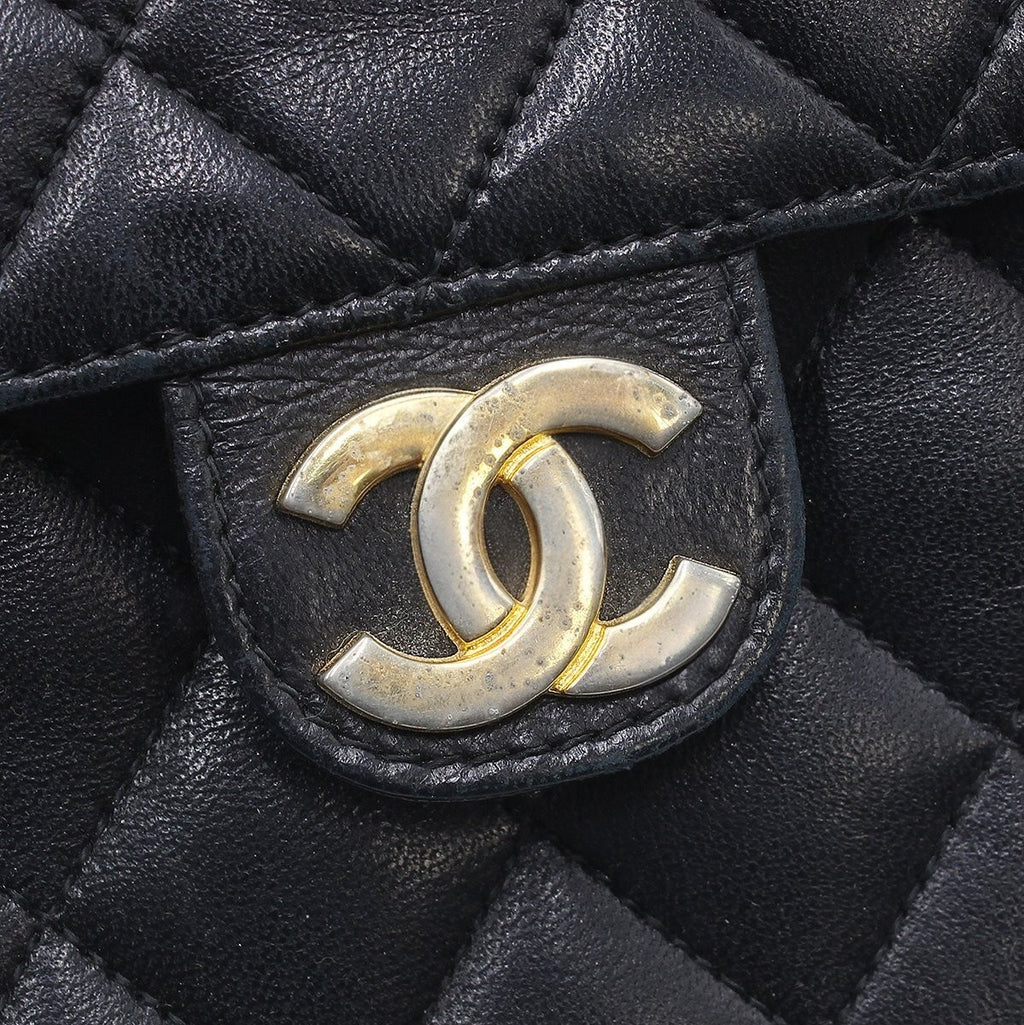 Chanel Matelassé Lambskin Push-Lock Chain Shoulder Tasche