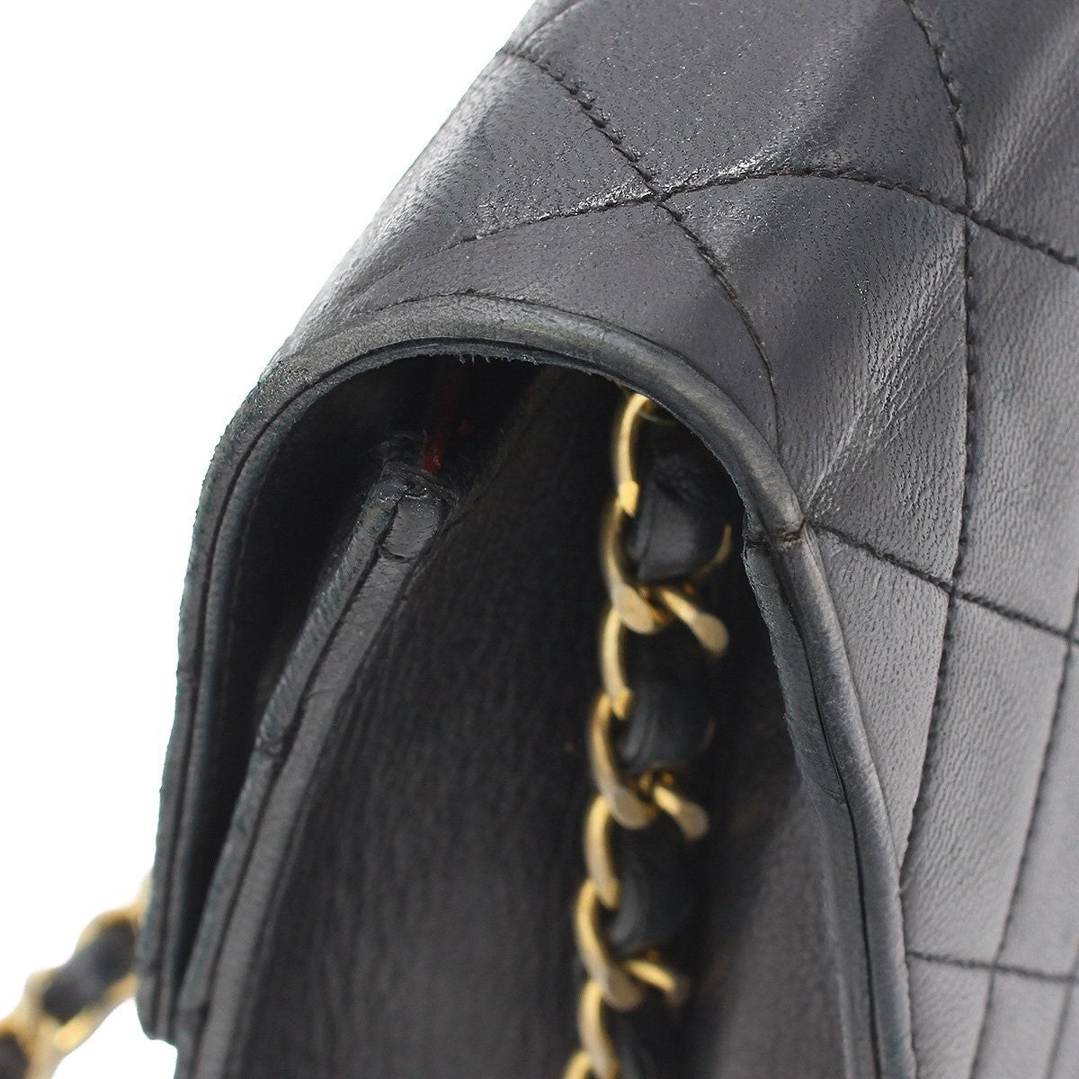 Chanel Matelassé Lambskin Push-Lock Chain Shoulder Tasche