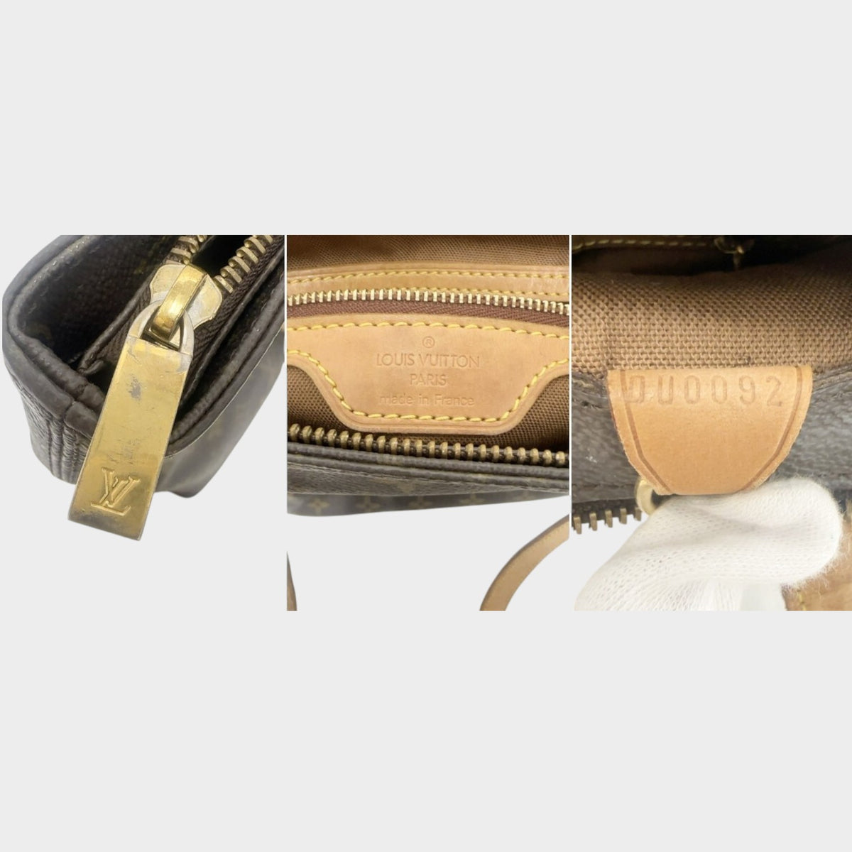 Louis Vuitton Monogram Cabas Piano M51148 Tote Bag Handbag Tasche