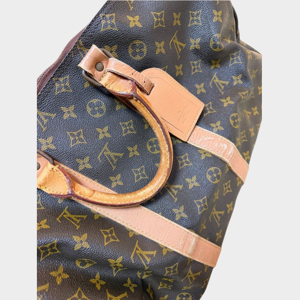 Louis Vuitton Monogram Keepall 50 Boston Bag, aftermarket leather repair, Tasche