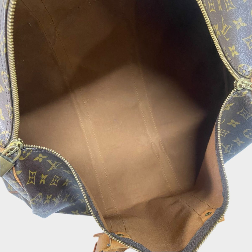 Louis Vuitton Keepall 50 M41426 Monogram Brown Boston Bag Travel Bag