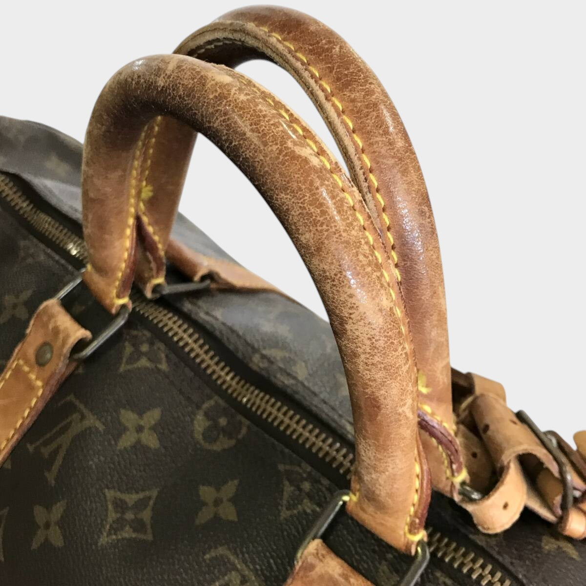 Louis Vuitton Monogram Keepall 50 Boston Bag, Brown, Tasche