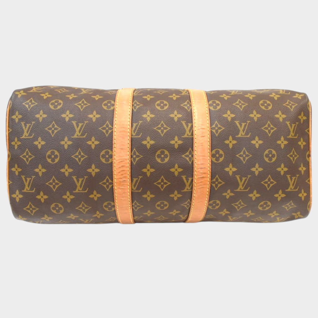 LOUIS VUITTON Keepall 45 Boston Bag M41428 Tasche Canvas Leathe