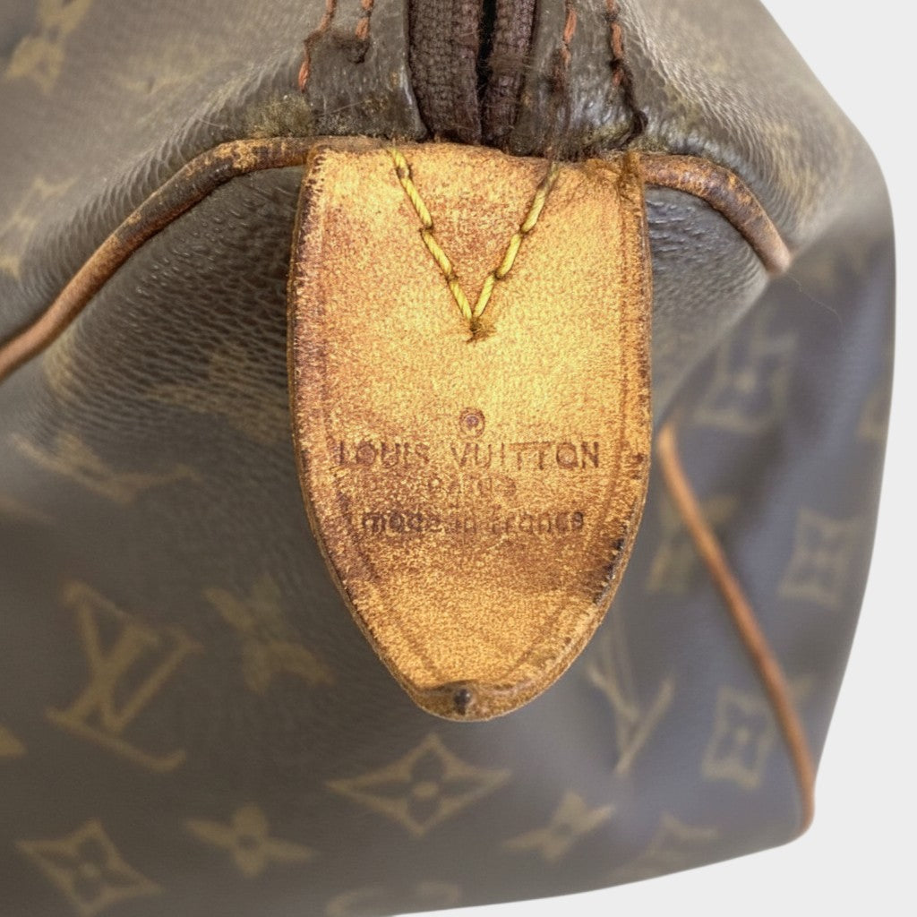 LOUIS VUITTON Speedy 35 M41524 Monogram Boston Bag
