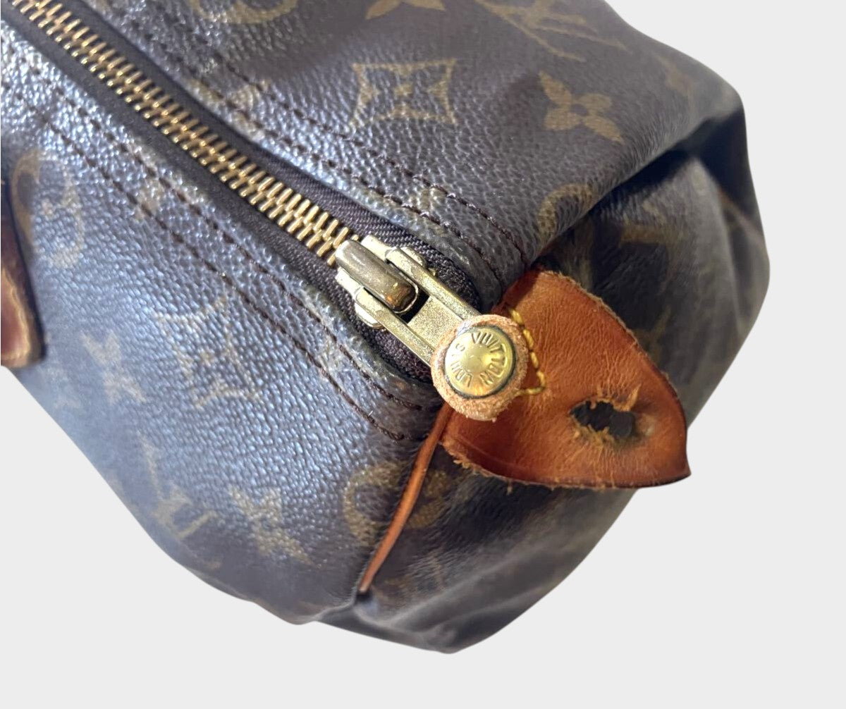LOUIS VUITTON Monogram Speedy 30 Mini Boston Handbag M41526 VI0972