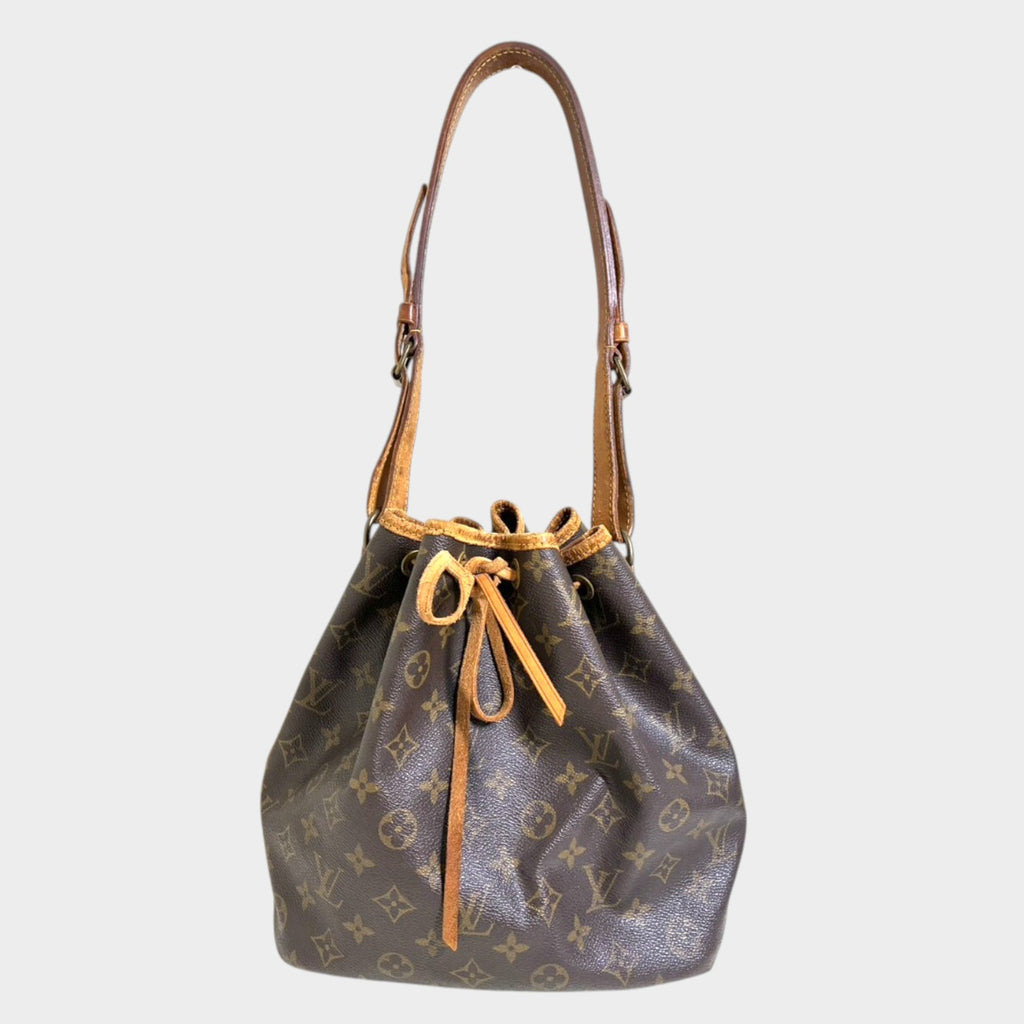 LOUIS VUITTON Monogram Petit Noé M42226 (Discontinued) AR1912 Shoulder Bag, One-Shoulder Bag, Drawstring