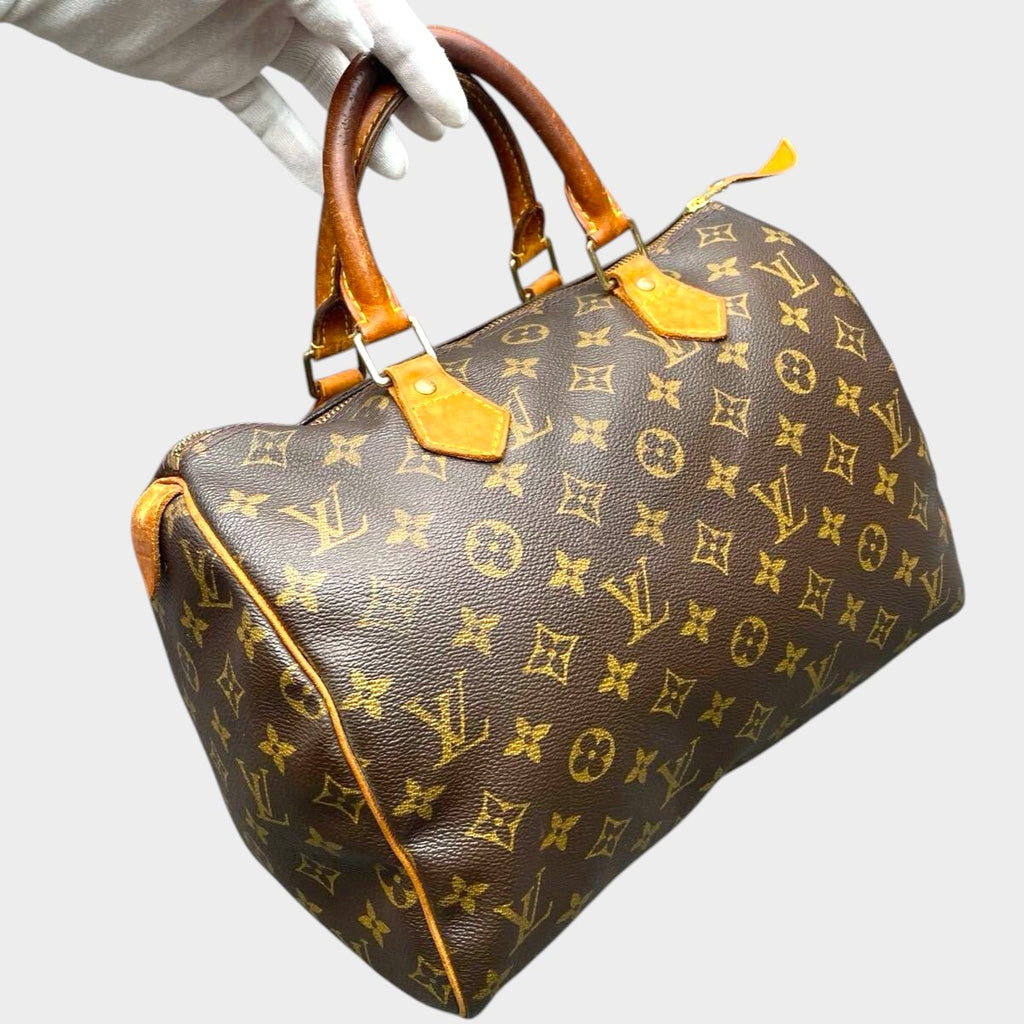 LOUIS VUITTON Monogram Speedy 30 M41526 Tasche Serial TH0011