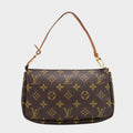 Excellent Condition LOUIS VUITTON Monogram Pochette Accessoires Accessory Pouch Handbag M51980