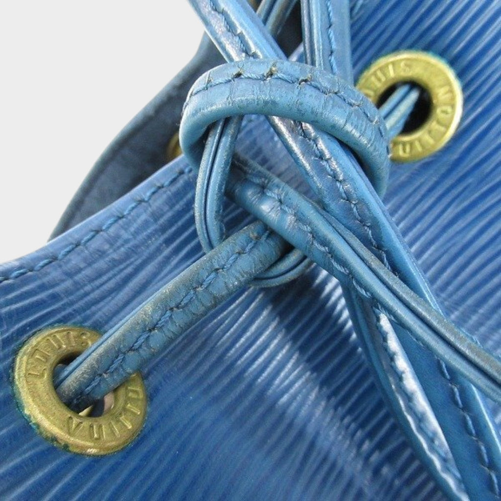 LOUIS VUITTON Epi Petit Noé Shoulder Bag, Blue, M44105 /080