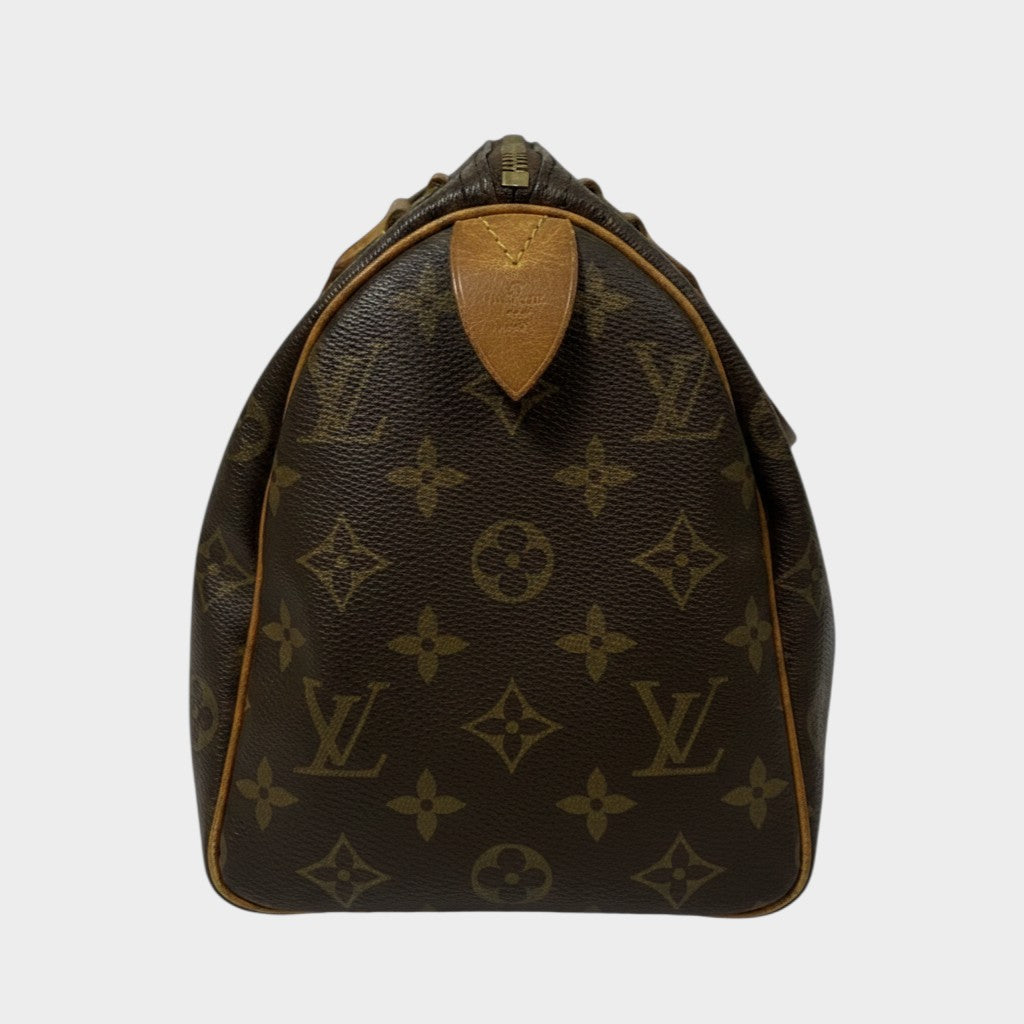 LOUIS VUITTON Louis Vuitton Monogram Handbag Mini Boston M41528 Speedy 25